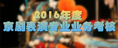 操尻AV在线国家京剧院2016年度京剧表演专业业务考...